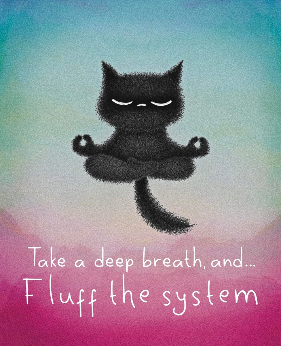 purrinink's tweet image. Just breathe. You’ve got this. 🐾🤍