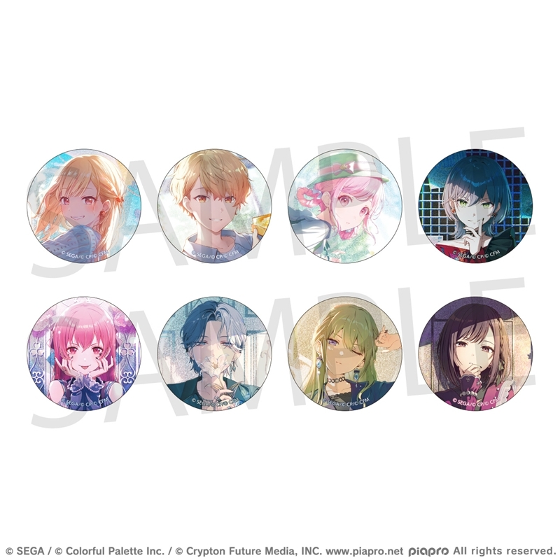 プロセカ」新グッズ情報📣 🎉グリッター缶バッジコレクション vol