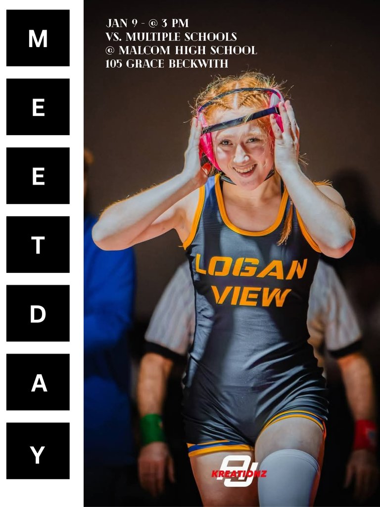 Good luck to the girls wrestling team as they travel to Malcolm today!

Go Raiders!