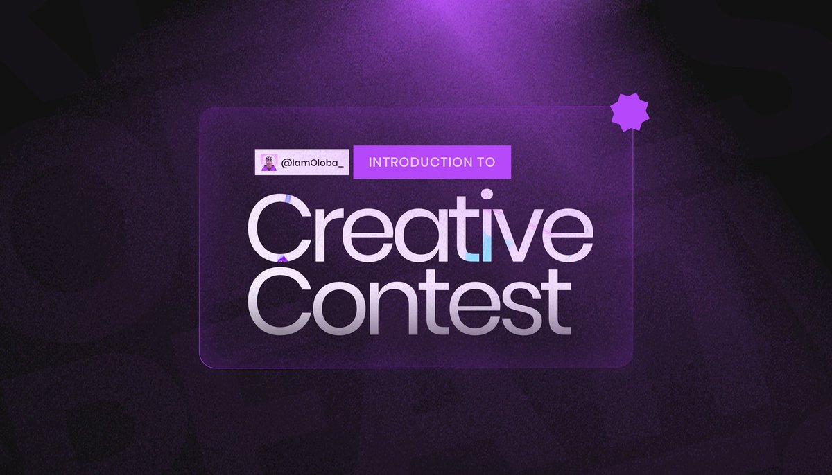 IamOloba_'s tweet image. As promised in this video below I’m here to give creatives opportunities.

Here are top creative contest you shouldn’t miss out on! If you are a creative, you are very much needed here 

@Ateg_capital is giving creatives $2100, dive in to grab yours 
x.com/ateg_capital/s…

All…