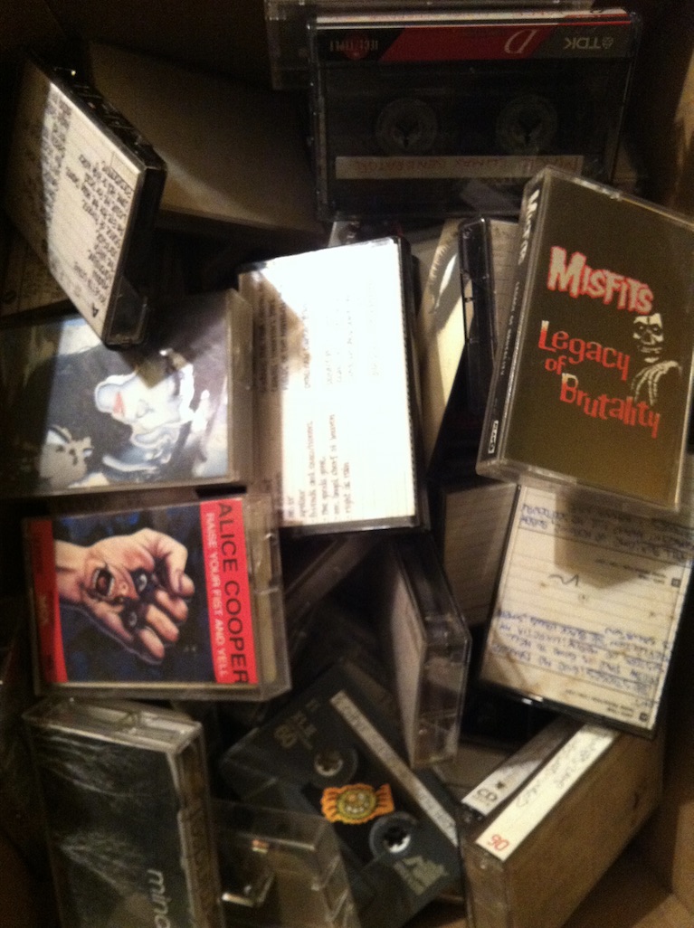 Is #FBF still a thing? 
 Found this box of cassettes from when I was a kid. I'd say that Alice, Misfits, and Siouxsie and the Banshees tapes pretty much sums me up. LOL.