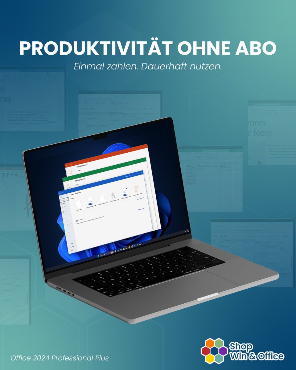 💳 Einmal bezahlen. Für immer genießen.
🚀 Keine Abonnements. Keine monatlichen Gebühren. Nur Produktivität.
🔗Link von unserem Shop winandoffice.com
#winandoffice #technology #Microsoft #promotions #angebot #offers #windows