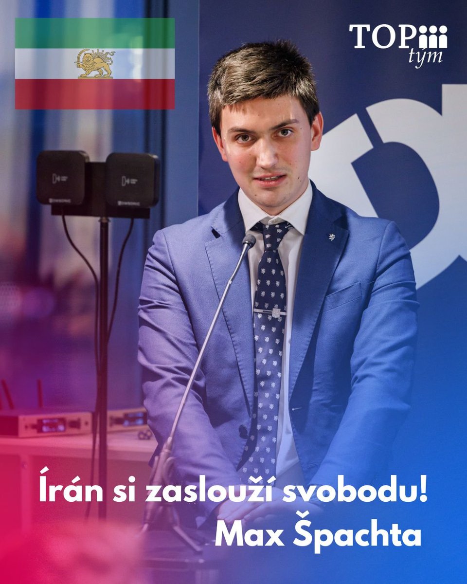 TOPtym's tweet image. Svoboda pro Írán!

Stojíme při lidech, kteří s odvahou riskují své životy za svobodu a lidská práva. Podpora protestujících není politika, ale postoj k lidskosti. Myslíme na všechny, kdo bojují za lepší budoucnost Íránu. ✊

Max Špachta
Zahraniční tajemník TOP týmu