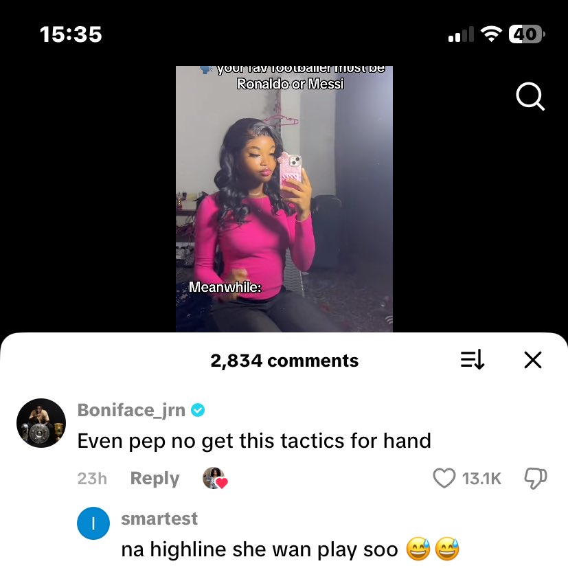 TomisinWhyte's tweet image. Boniface no gbadun😂