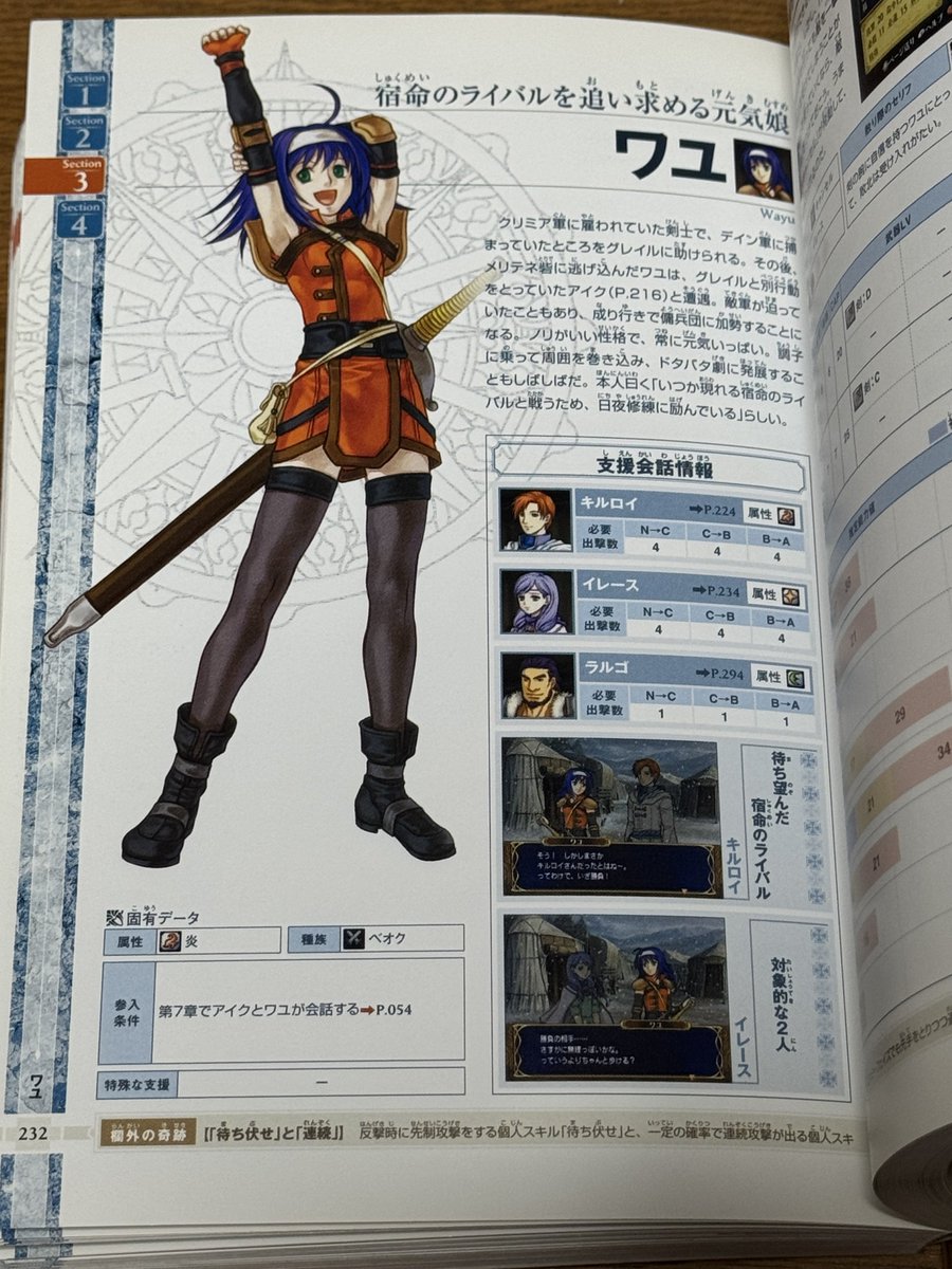 ファイアーエムブレム 蒼炎の軌跡 究極解析指南書 ずっと眠っていた