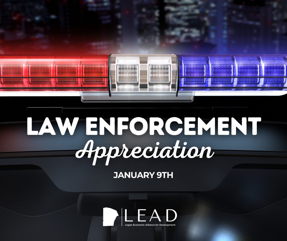 Today, we proudly recognize Law Enforcement Appreciation Day and extend our sincere gratitude to the men and women who serve and protect our communities every day. 🚨 Thank you for the sacrifices you make to keep Logan County safe and strong.