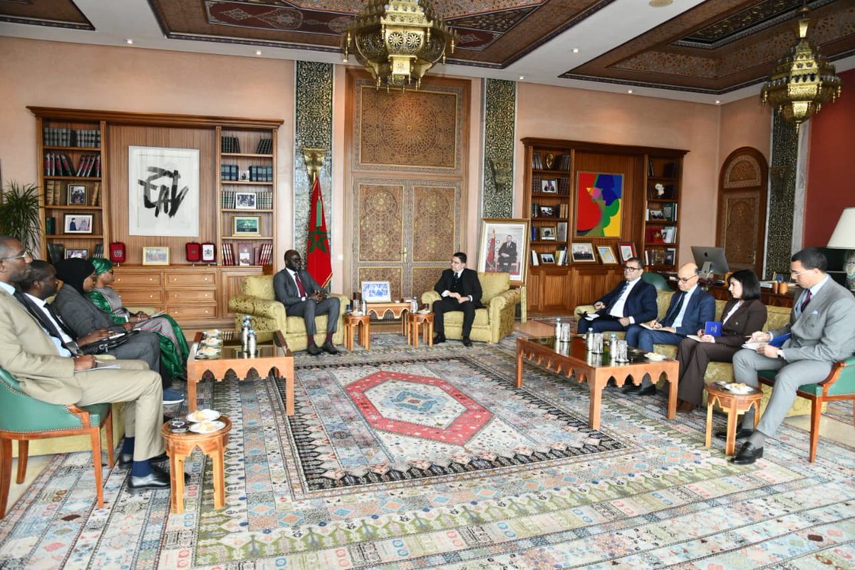 M. Nasser Bourita s’est entretenu, ce jour à Rabat, avec le Président de l’Assemblée nationale du Sénégal, M. El Malick Ndiaye qui a réaffirmé la position constante de soutien du Sénégal à l’intégrité territoriale du Maroc et à l’initiative marocaine d’autonomie