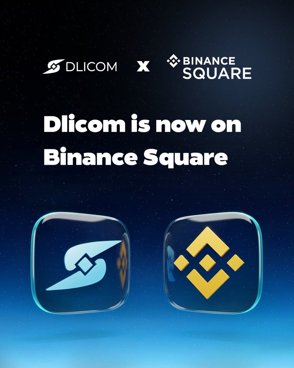 #Dlicom now live on Binance Square.

A new space to share updates, ideas, and how we’re building a more human #SocialFi experience.

Follow us on Binance Square 👇 🔗 binance.com/en/square/prof…