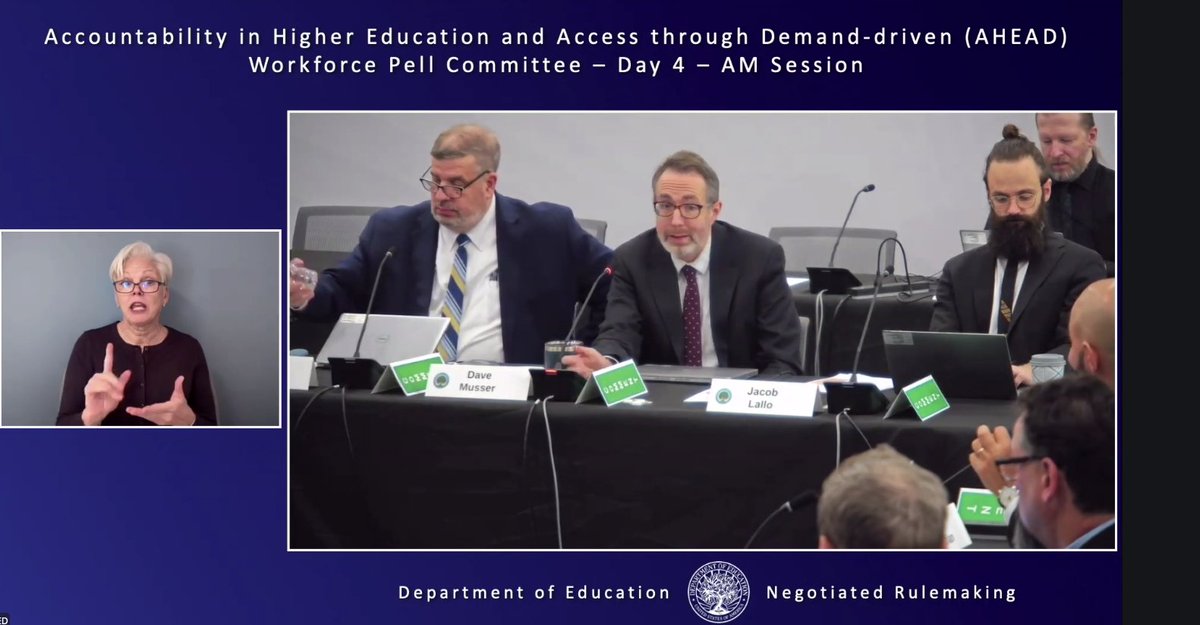 nasfaa's tweet image. AHEAD Committee Continues Discussion on Teach-Out Proposal: ow.ly/JC4j50XTZO1

The committee will convene today, Friday, for its final day of neg reg, when negotiators are expected to vote on the full package of accountability measures.