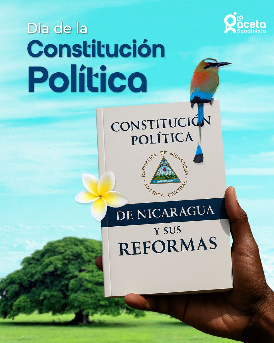 Hoy, celebramos el Día de la Constitución Política, fundamento que reconoce nuestro Estado revolucionario, libre e independiente, donde el poder reside en el Pueblo a través de la Presidencia de la República.