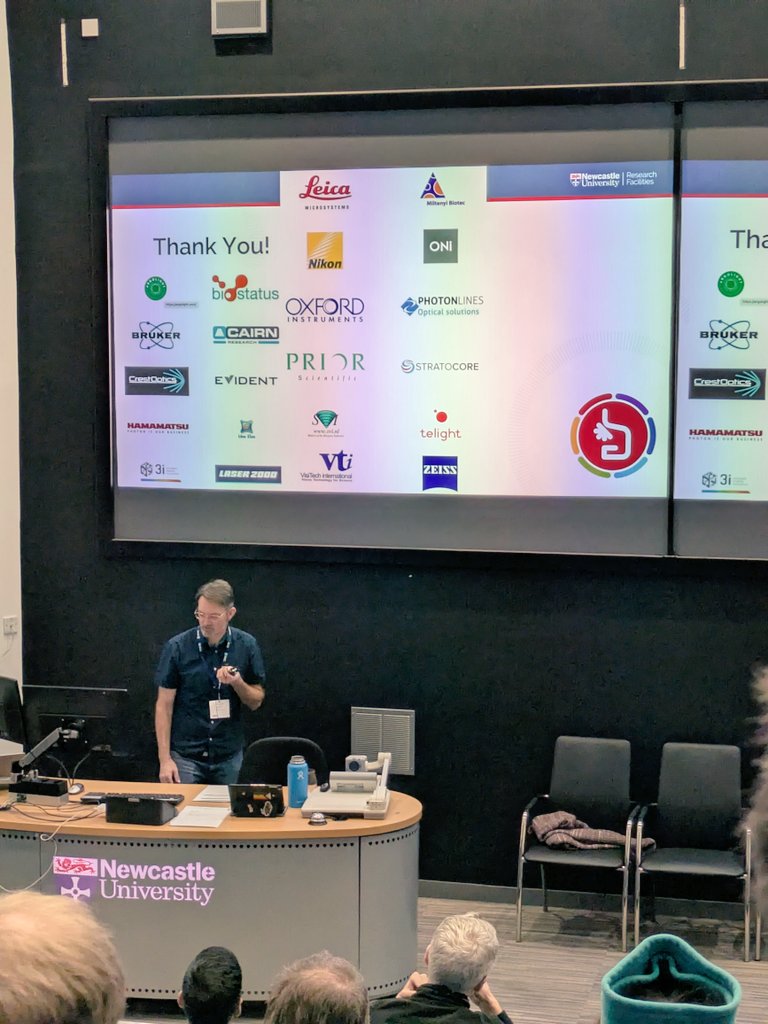AGC_Stratocore's tweet photo. Thatβs a wrap on #UKLMF2026 π¬
Thanks to the @NewcastleUni team and @RoyalMicroSoc for a great meeting and some excellent discussions. I was delighted to have come this year!
Safe travels home everyone π
#Microscopy #CoreFacilities https://t.co/n6GKLynnCH