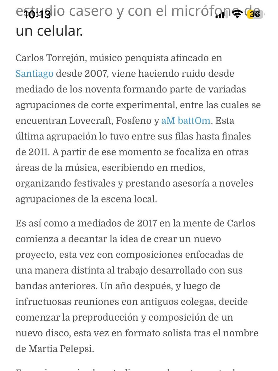 turk154's tweet photo. Martia Pelepsi agradece a @noesfm por hacer esta nota de su disco debut“Un Verano Silencioso”

La pueden leer completa en el siguiente link:
https://t.co/fvzvN4icdB

“Un Verano Silencioso” LP en todas partes

Nuestro Instagram:
@martiapelepsi 
Instagram sello:
@haskuvarecords https://t.co/jVWsgegc2j