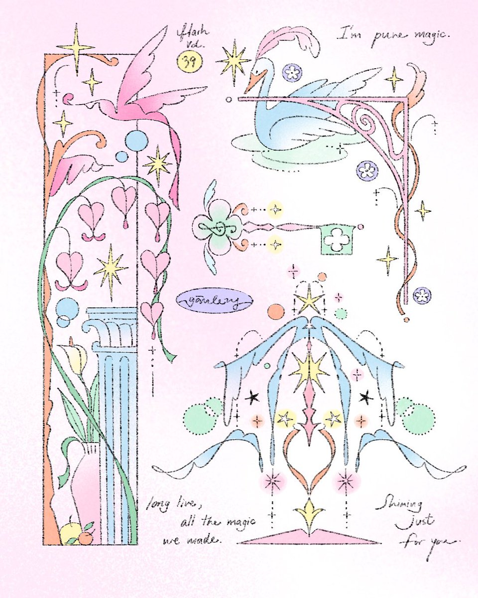 (flash tattoo) — long live, all the magic we made. * ੈ✩‧₊˚* ੈ✩‧₊ #ganlerytatt