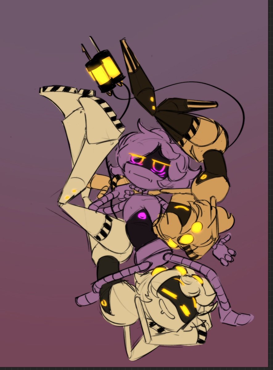 AudiArts's tweet image. They sleep like cats. 0 personal space #nuzi #nuvi #vuzi #envy #murderdrones