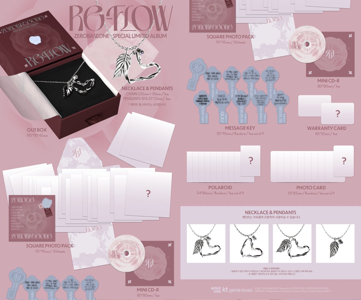 ZB1 Special Limited Album 'RE-FLOW'🌹 店舗特典付き メンバー選べ