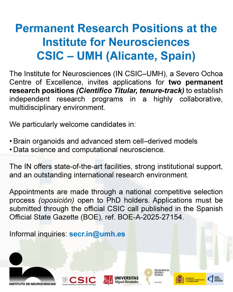 Instituto de Neurociencias UMH-CSIC tweet media