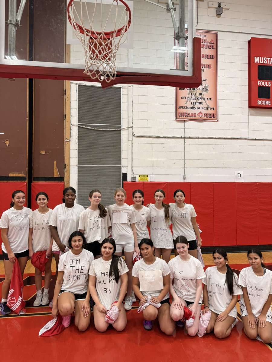 Finishing up our first week back from break and reflecting on how much FUN our Girls JV Basketball team had! To keep our athletes engaged, we ran themed practices that encouraged teamwork, positive attitudes, learning new skills, and having fun while we were at it! #mineolaproud