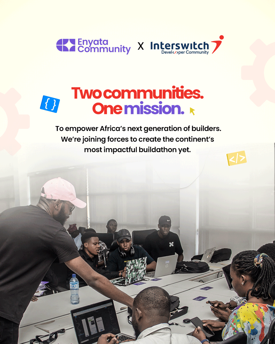 InterswitchDev's tweet photo. What better way to say ‘happy new year’ than this?😁

We and our friends at @EnyataHQ are hosting a buildathon in March. Solve a problem with your chosen team and get rewarded. 

Stay tuned, more details coming soon! https://t.co/iJXb6kT7nj