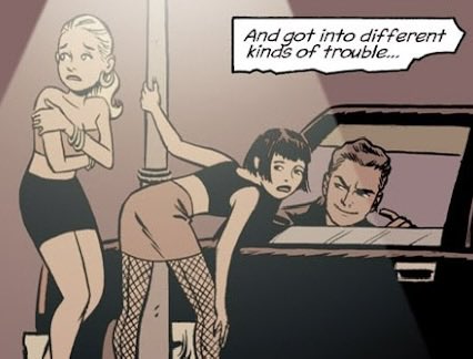 commanderburger's tweet image. Mind you, this is how young she was when she escaped the abusive woman who was using kids to steal for her, and had to resort to sex work to survive. She’s fictional, but this is the situation many young girls around the world have to deal with.