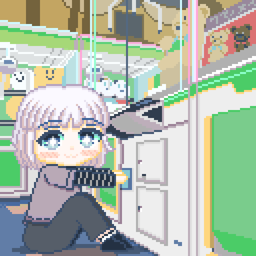 仕事してるフリだけは得意

#dotpict
#pixelart