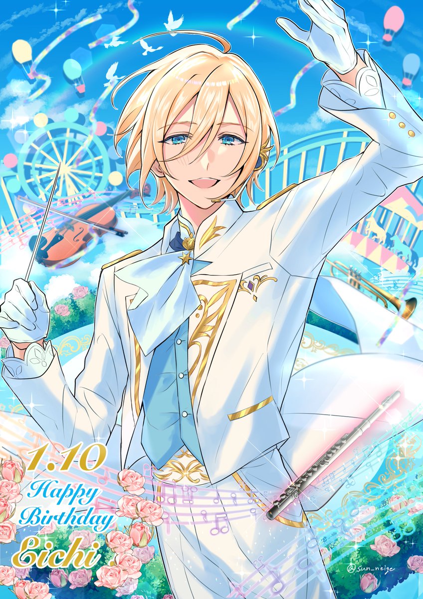 お誕生日おめでとう✨🪽夢に向かって全力で走り続ける英智さんがこれからも大好きです！！
#天祥院英智誕生祭2026 
#天祥院英智生誕祭2026