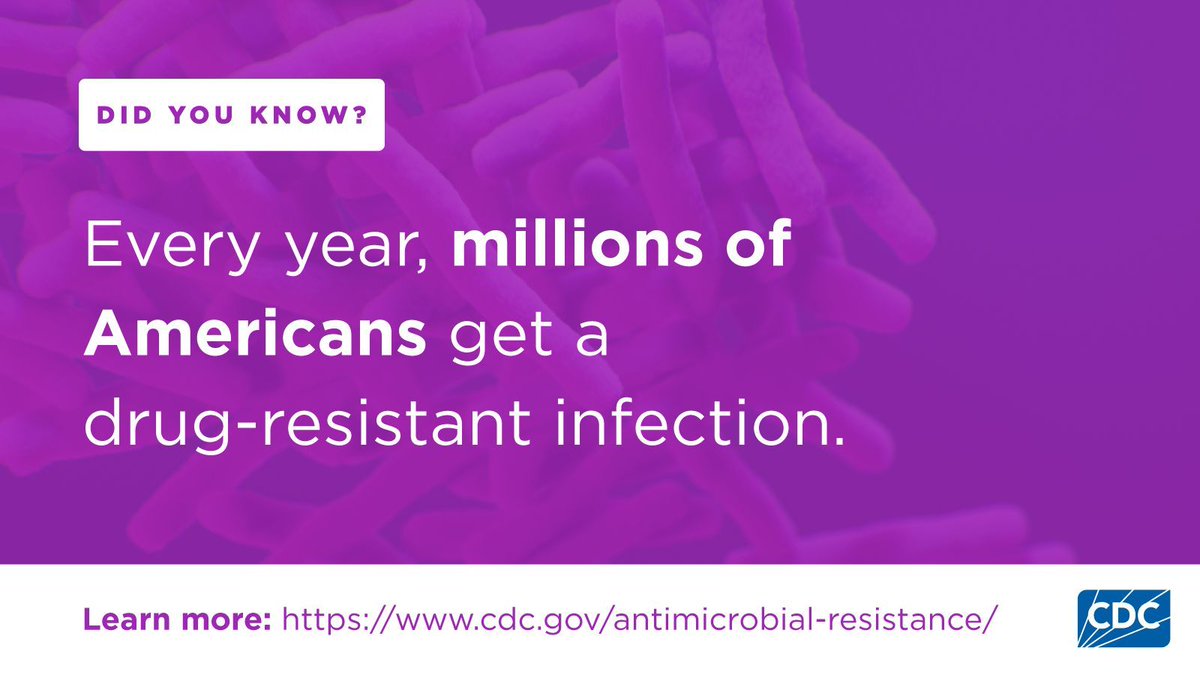 CDC Antimicrobial Resistance tweet media