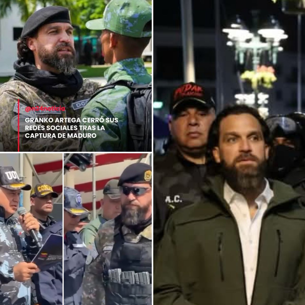 vivassantanaj_'s tweet image. ¿Qué te pasó Granko Arteaga? El criminal y torturador, quien fungía como alias el "tinieblas" -encapuchado-  en la sede la Dgcim Boleita, fue uno de quienes me golpeó a mansalva con un bate (2020), como al resto de los presos políticos. Después de la captura de Nicolás Maduro,…