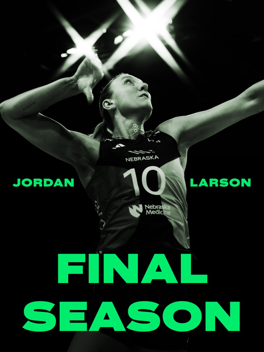 lovbneb's tweet image. From Nebraska gyms to the biggest stages in the world 💚

2026 will be Jordan Larson’s last season as a professional player.

Thank you for carrying home with you, everywhere you went. We can't wait to honor you and your legacy all season long.

#StateofLegends