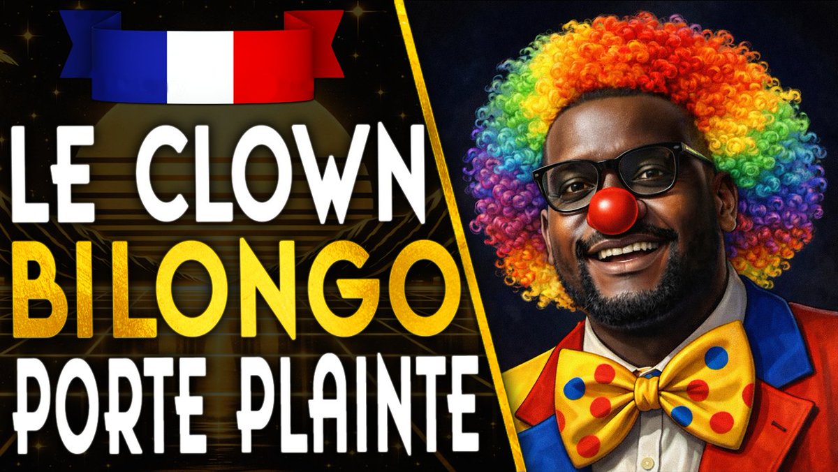 🇫🇷Le CLOWN CARLOS BILONGO PORTE PLAINTE après ses PROPOS RASSISTE
youtu.be/trVYVEqdlsw