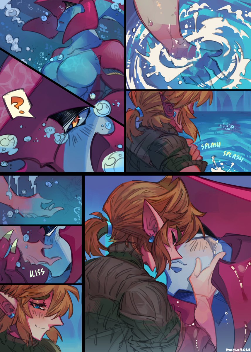 mochio_bonio's tweet image. i like to imagine this is how post-arguments would be like, sidon sulking in his pool, Link splashing the water to try and get his attention, to see if he still needs time

And if Sidon is okay
.
.
.
#sidlink #シドリン #TOTK  #TearsoftheKingdom #LegendOfZelda #sidonxlink