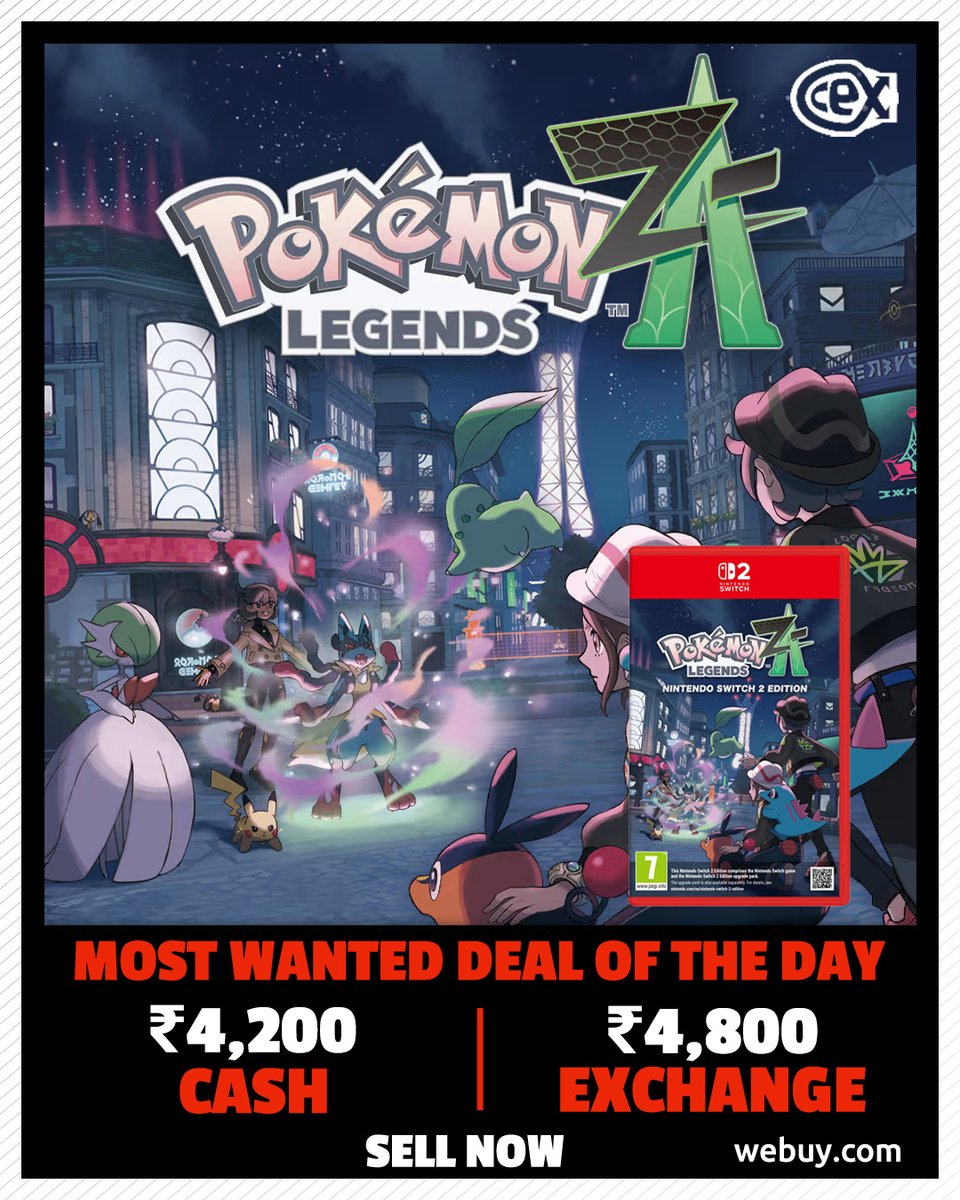 Best prices paid for your games today! Instant cash or more when you  exchange for a Voucher at CeX stores or on your Doorstep! Hurry- Prices  expiring soon! Head https://t.co/dgVjYYLXEP Visit https://t.co/bHyIdxCw9c #