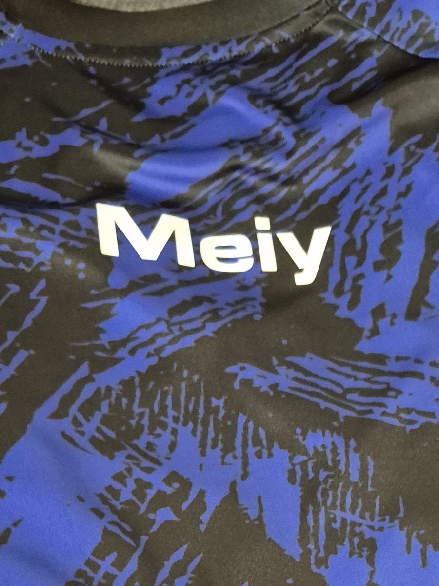 DFMのユニフォーム届いた！！！ Meiyくんの！