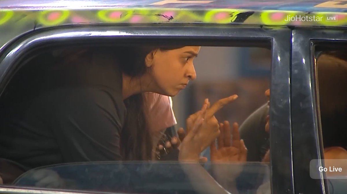 DtbDivya's tweet photo. Divya and Vinoth en support pandranga EX contestants nu therijikanom ma?

Becz avanga munnadi enna pesurangalo Athae than pinnadiyum pesi polambi irrukanga….🔥🔥🔥
They did not played group game after certain point of time, they did not use people…

Till now both have only surface level bond that’s it. But they both have same characteristics of positive and negative 

As you said Vinoth entertained from day 1 yes I agree🙏

Divya from her wildcard entry given her best in task, given content (without gaaji,fake love content etc)

SHE IS REAL RAW AND RANGE

Voiced out her opinion 
Took stand for right things
Done all household works without any complaint 
Till now never Used unparliamentary words or did any 18+ acts
She didn’t backstabbed anyone or thrown some one under the bus..
Never failed to address issues even though with friends, 

SHE DID NOT WAIT TILL WEEKEND TO QUESTION THEM OR POINT OUT 

She have Faced struggles in her initial days, every weekend got roast for something or other
She changed her gameplay from negative ➡️ neutral ➡️ positive

Genuine care, basic humanity and moreover VERY VERY VERY DIGNIFIED WOMEN IN THAT HOUSE along with subi

When people who vanished for several weeks and person who took 50 days trail period game  have supporters like you means don’t come near #DivyaGanesh𓃶  who earned it.

We know how desperately you people want her as only beauty privilege 😏
You can’t limit her in that box bro…

BETTER LUCK NEXT TIME 😎
#BiggBossTamil9 #BiggBossTamilSeason9 #BiggBossTamil #biggboss9tamil