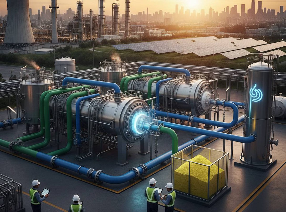 Del residuo tóxico al tesoro energético: el método chino para obtener hidrógeno a partir de gases residuales, publicada en Hidrogeno verde - is.gd/qrCyPQ