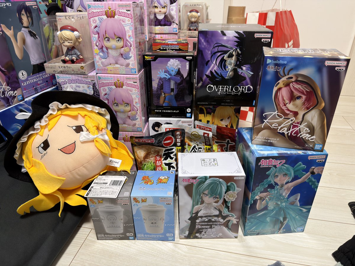 はい、ゲーセンでクレーンゲームのおつかいしてきました。 もう置き場