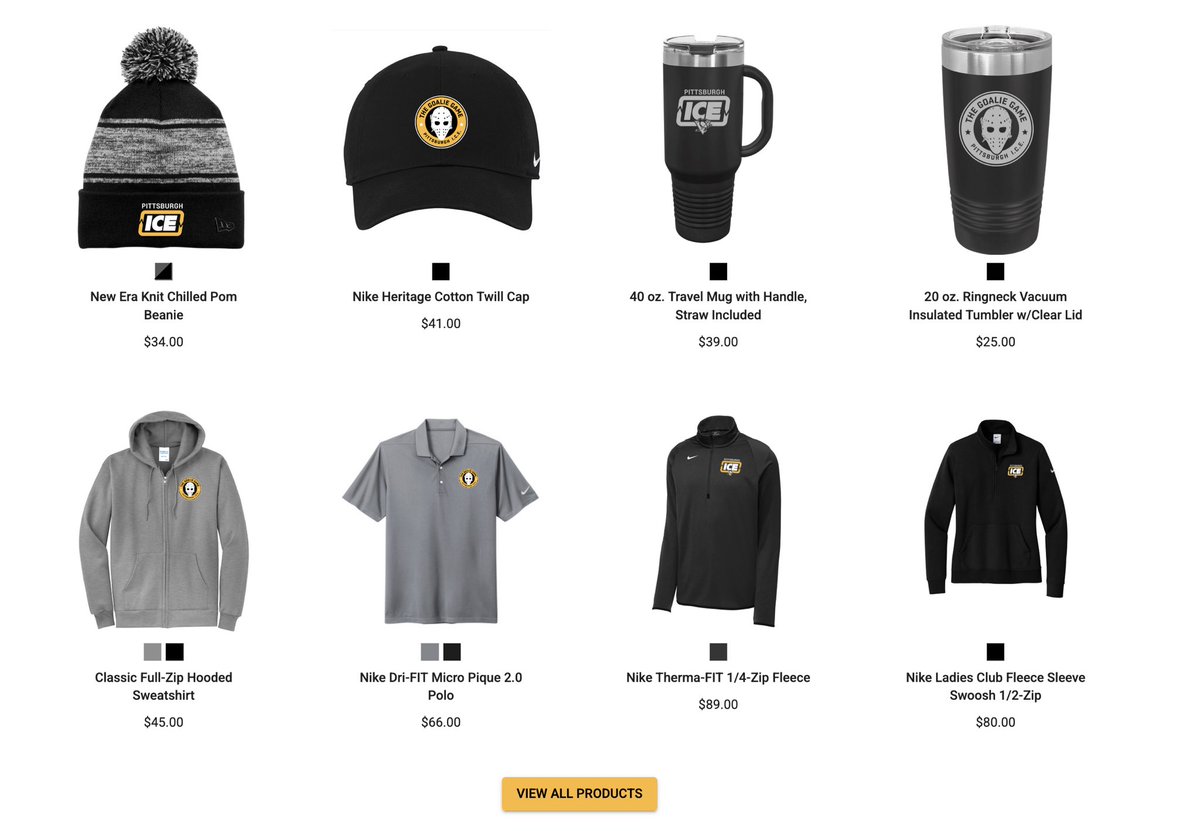 IcePittsburgh's tweet image. Are you looking for some new hockey merchandise in advance of the Goalie Game 2.0?!

With 180 pieces of new inventory, we have you covered! 

Shop here: bit.ly/3NaPYgQ

@WLERWY | @UPMC