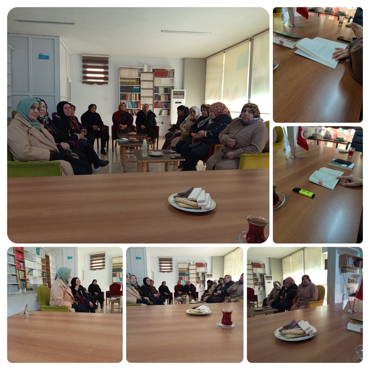 TÜGVA Mardin Kadın ve Aile Koordinatörlüğü olarak haftalık düzenlediğimiz muhabbet meclisimizi gerçekleştirdik.
Namazla ilgili hadisleri ve namaz konusunu ele aldık, Yasin Suresi’nin 5. sayfasının tefsirini yaptık. Gönüllere dokunan, bereketli bir buluşma oldu. 🌸