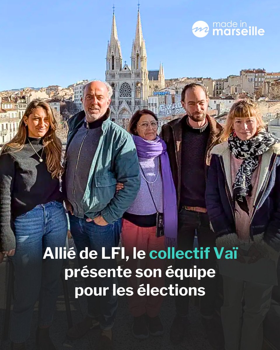 🔵 Le collectif écologiste et social Vaï, allié de La France insoumise pour les municipales, a présenté les visages qui mèneront la campagne.

➡️ madeinmarseille.net/?p=194178