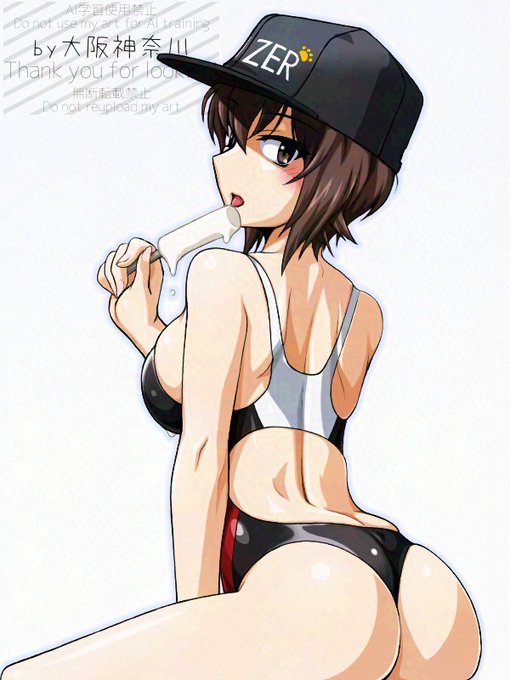 競泳水着は後ろ側がいいですよね～…ムニャムニャ 