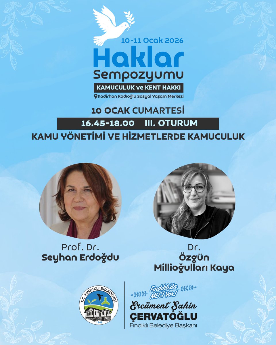 Kamuculuk ve kent hakkından toplumsal yaşama, kamusal alanlardan insan haklarına uzanan geniş bir çerçevede ortak söz üretmek için bir araya geleceğimiz 10–11 Ocak tarihleri arasında gerçekleştireceğimiz Kamuculuk ve Kent Hakkını konuşacağımız “Haklar Sempozyumu” Yarın 10.30’da