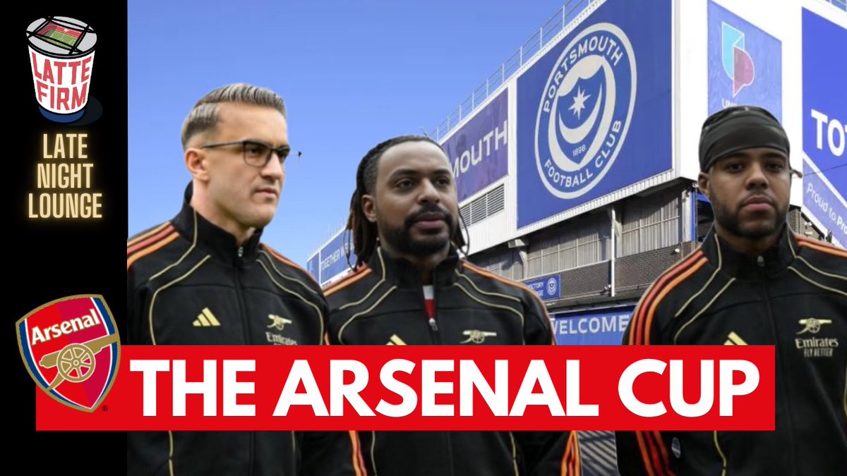 LatteFirm's tweet image. Tonight.

It’s FA Cup Weekend! Portsmouth vs. Arsenal

@fkhanage @verge59 @WaynesWorld20_ 

Saka | Semenyo/Guehi | 0-0 with Liverpool | Martinelli | Gyökeres | Viewer Q&amp;amp;A | #SnackCheck 🍿 

🎥 10.30pm (UK) youtube.com/live/mVYEbomhr…

❤️☕️