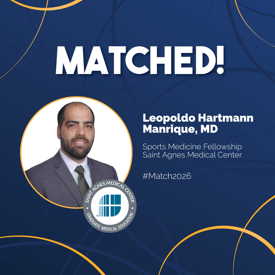 Please join us in congratulating Dr. Leopoldo Hartmann Manrique on matching with our Sports Medicine Fellowship! He will be joining our #GME this July. #DYK our Sports Med Fellowship is the only one of its kind in the Central Valley? Learn more: bit.ly/3YdZa5N