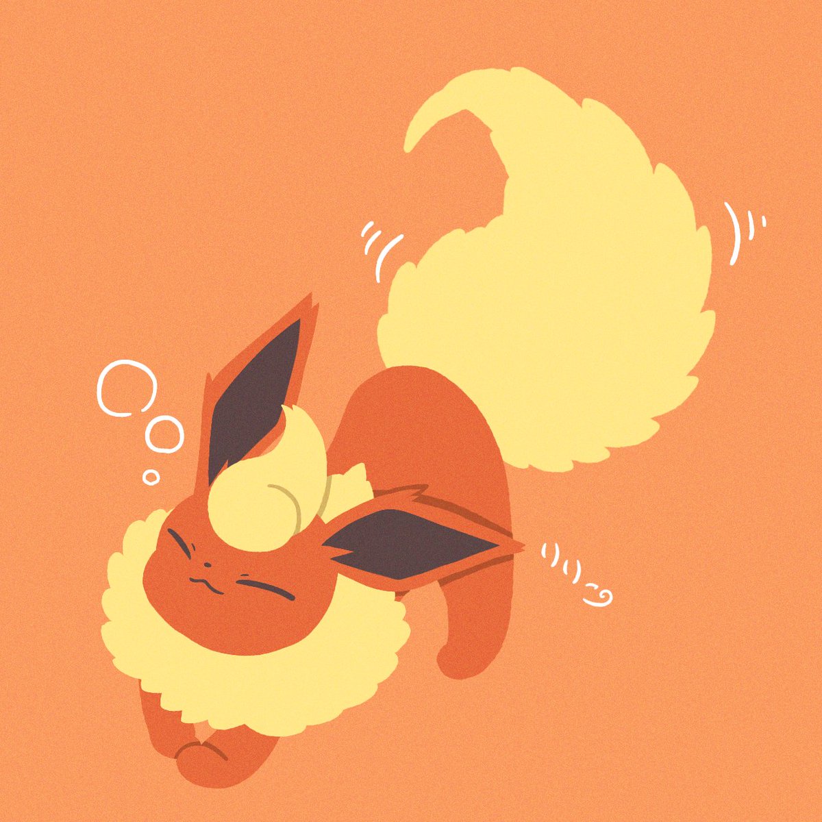 #ブースターの日
伸びをするブースター