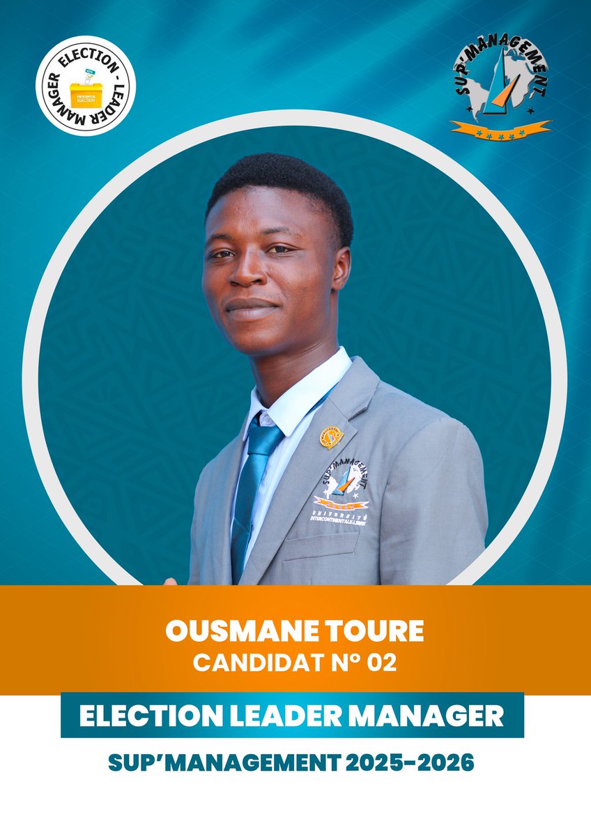 supmali's tweet photo. 4 candidats, 1 mission : fédérer, innover et représenter les étudiants tout au long de l’année.
🤔 Qui sera le prochain Leader Manager ?
C’est le moment de faire entendre votre voix !
Bonne chance à tous les candidats !
#LeaderManager
#Élection2026
#BureauDesÉtudiants https://t.co/9SKoW9b8me