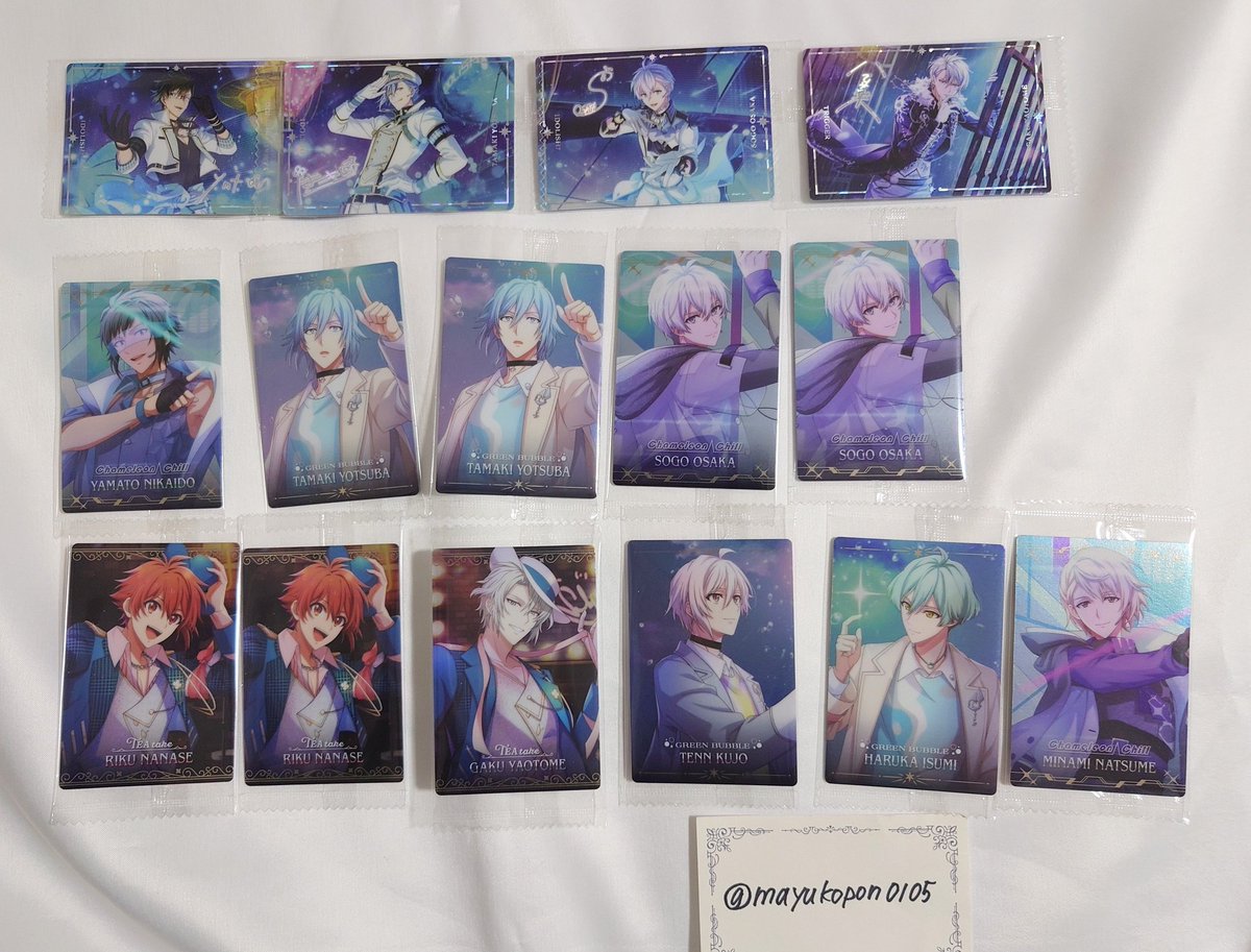 交換】アイドリッシュセブン アイナナ ウエハース ぱしゃこれ メタル