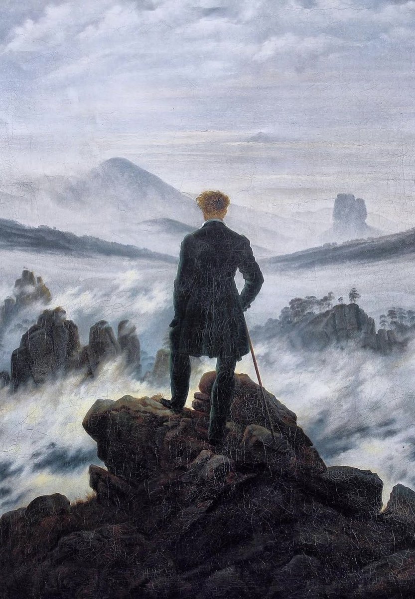 ellari_art's tweet image. #gojo as “Wanderer above the sea of fog”
