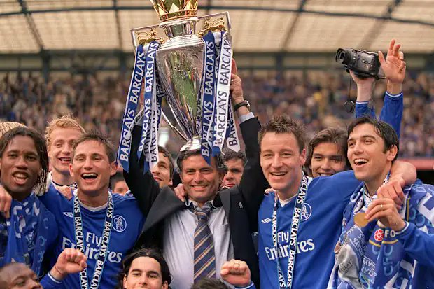 goalsside's tweet image. 🚨📈| In 2014/15 season, Chelsea won the Premier League title  while being TOP OF THE TABLE from Match day 1 to Match day 38. 

Credit to the special one José Mourinho☝️