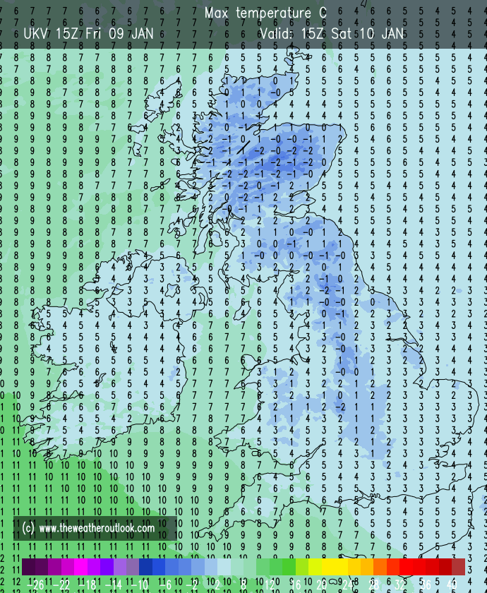 Cold still holding on for now with a very cold night tonight and an "ice day" for many of us tomorrow...