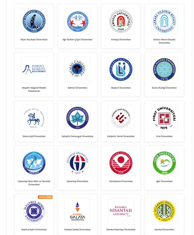 Ayeum1's tweet photo. Aşağıda logosu olan üniversitelerin öğrencileri &amp; öğretim üyeleri LibraryTürk üzerinden 14 binden fazla ders ve akademik kitaba ücretsiz ulaşabiliyor. 
Üniversiteniz logosu varsa duyurulması için paylaşalım Öğrencilerimizi bilgilendirelim.
https://t.co/s4m766SiOk https://t.co/6ZL9AX2LK4