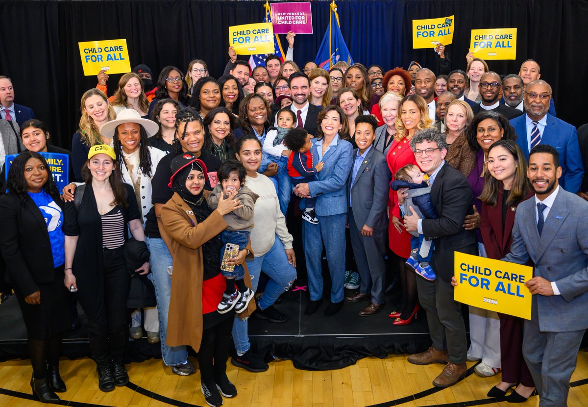 NYSDOLCommish's tweet photo. As Labor Commissioner and Co-Chair of the Child Care Task Force, I know how essential affordable and reliable child care is for working parents and our economy.

Thank you, @GovKathyHochul, for implementing universal child care to better support families! https://t.co/lUmxY6rJwJ https://t.co/35WoIeZ4JI